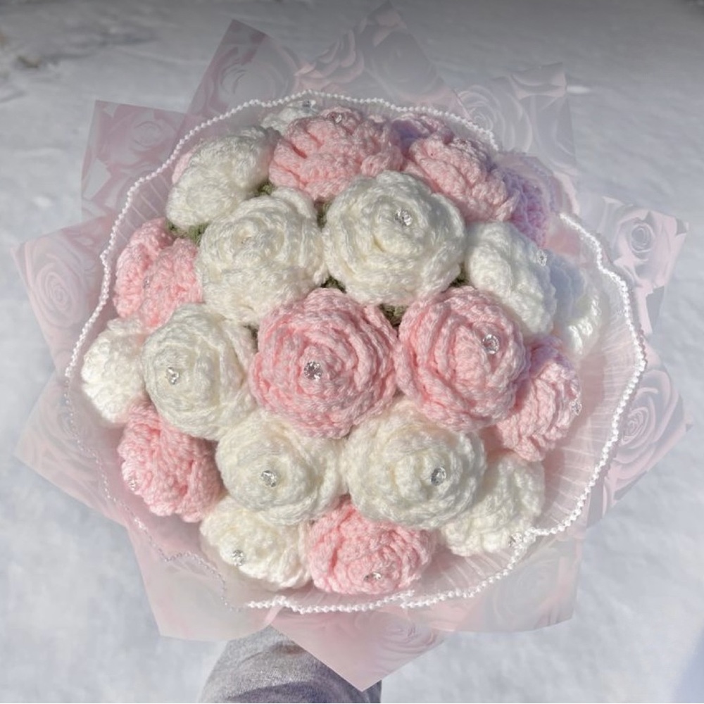 Mother's Day flowers hand made roses there are 20 roses in this boquet